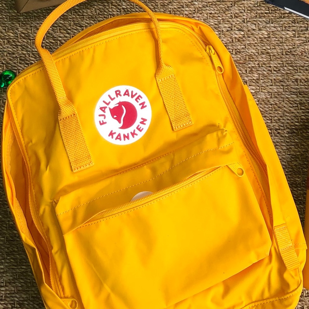 Fjallraven Kanken Backpack NWT Yellow New